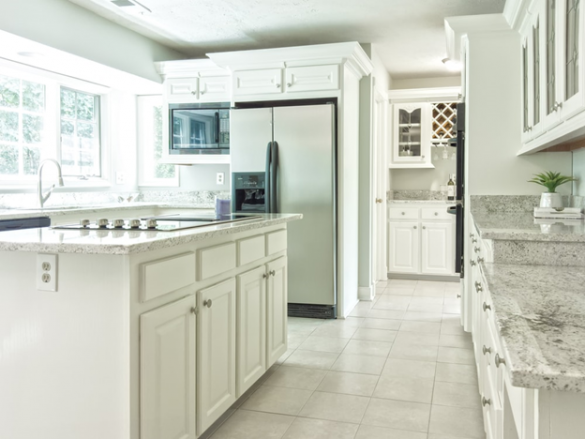 A French-door fridge