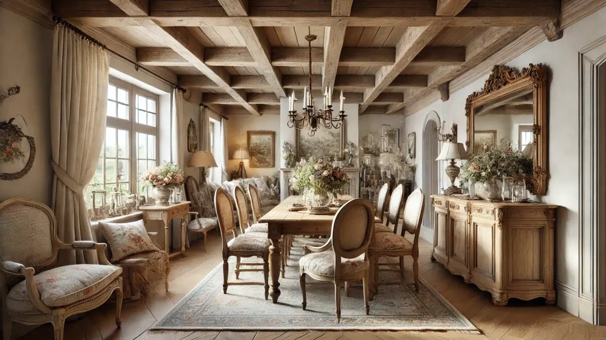 Timeless Charm: French-Inspired Interior Design with Antique Touches