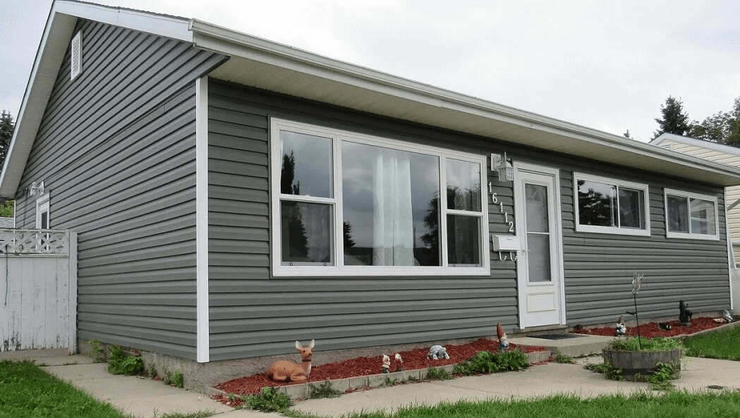 A home with vinyl sheilding